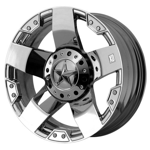 22x9.5 KMC XD Rockstar (Chrome) Wheels/Rims 6x135/139.7 (XD77522966238)