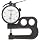 Starrett 1015A Inch Reading Portable Dial Indicator 1015A-431J Thickness Gauge Without Case, 0.0005" Graduation, 1/2" Range, 0-50 Dial Reading