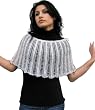 Handmade Shoulder Poncho - Silver (100% Hand-crocheted) [Apparel]