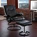 Kitchen & Housewares : Faux Leather Reclining Massage Chair & Footstool