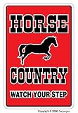 HORSE COUNTRY ~Sign~ parking horses farm farmer gift