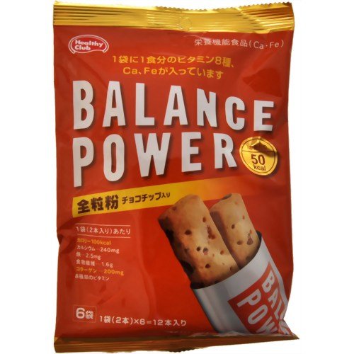 バランスパワー 全粒粉(チョコチップ入り) 6袋(12本)