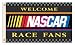 NASCAR Welcome NASCAR Fans 3-by-5 Foot Flag with Grommets