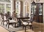 7 PCs Traditional Formal Dining Set in Deep Rich Cherry Finish
