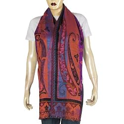 Wool Long Scarf Ladies Winter Clothes Handcrafted Gift