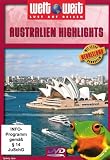 Produkt-Bild: Australien Highlights mit Bonusfilm Neuseeland (Reihe welt weit) Gesamtl&auml;nge: ca. 74 Min.