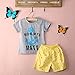 Baby Boys 2-Piece Outfit Set Tee and Shorts, Grey, (4T),110