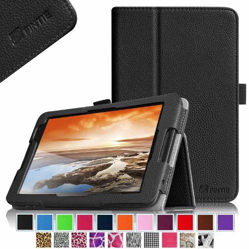 Fintie Lenovo IdeaTab A8-50 8-Inch Android Tablet Folio Case - Premium PU Leather Cover Stand With Stylus Holder - Black