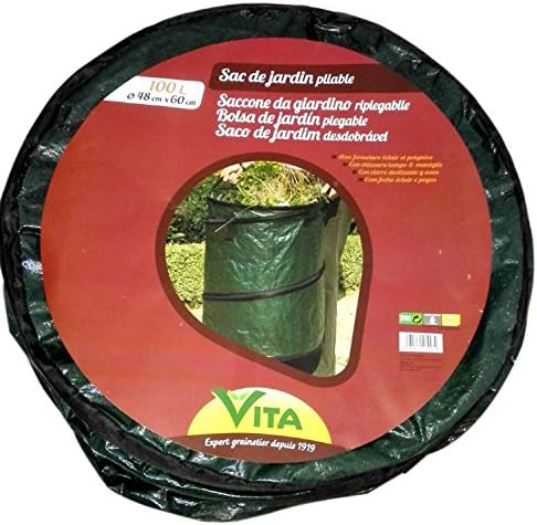 Garkit Gardening Container Lawn Leaf Bag Bin Cleanup Holder