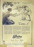 Glaxo Bonnie Baby Food Advert Old Print 1918