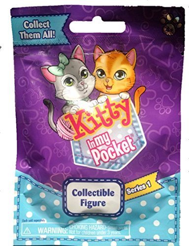 NEW 2015 Kitty In My Pocket Series 1 Blind Bag (1 Fuzzy Kitty in each bag) by Kitty in My Pocket