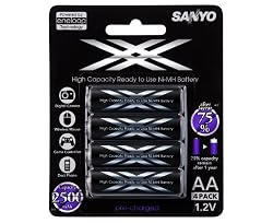 eneloop XX High Capacity (2500mAh) AA 4 Pack