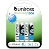 Uniross Performance 4 X AAA 1000  Series Rechargeable Batteries