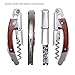 Waiters Corkscrew by Dealight - Premium Rosewood All-in-one Corkscrew, Bottle Opener and Foil Cutter, with Wine Pourer included
