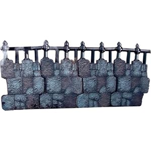 Rubies Costume Halloween Decoration Cemetery Club, Iron Fence Kit