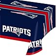 Creative Converting All Over Print New England Patriots Plastic Banquet Table Cover
