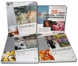 Photoshop - 4 BooK Set - RRP: Â£62.99 (50 Fast Digital Video Techniques, Dreamweaver MX 2004 Accelerated, PhotoshopÂ® CS Accelerated, Illustrator CS Accelerated : A Full-Color Guide)