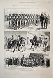 スーダン戦争の英国の役人の印刷物のために募集する 1884