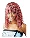 Crimped Tinsel Wig - Red Adult