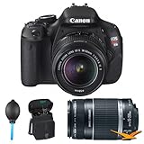 Canon EOS Digital Rebel T3i 18MP SLR Camera 18-55mm & 75-300mm Instant Reba ....