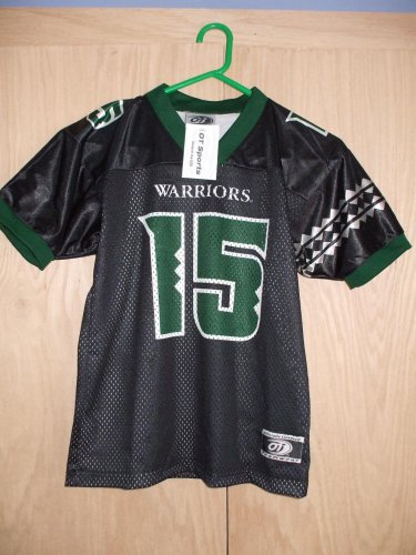 Hawaii Warriors Colt Brennan Jersey Black #15 XXXXL 4XL