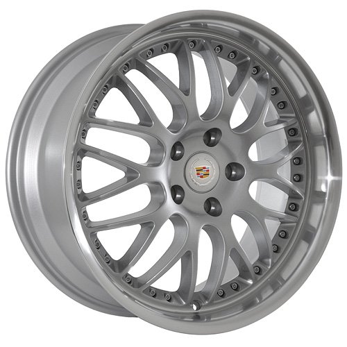 19 Cadillac Wheels Rims Silver  Polished Lip 