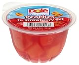 Dole Peach in Strawberry Gel, 4.3-Ounce Cups (Pack of 36)