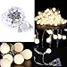 Naisidier 40 LED Battery Operated String Lights 14ft Warm Color for Garden Party and Holiday Decoration (Warm White)