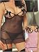 Plus Size Open Cup Lycra Babydoll in Black or Pink 1x/2x 3x/4x
