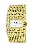Roberto Bianci Women's 9084DIA_WHT Prestigio Gold-Tone Watch