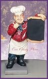 15" Fat Chef French Bistro Waiter W/ Menu Board