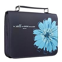 Navy Blue Micro-Fiber Bible / Book Cover - Psalm 46:10 (Medium) Navy Blue Micro-Fiber Bible / Book Cover - Psalm 46:10 (Medium)