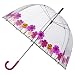 Totes Elements Clear Bubble Umbrella - Floral