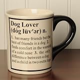 Tumbleweed Pottery 'Dog Lover' Definition Occupation Mug