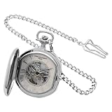 Charles-Hubert, Paris Two-Tone Mechanical Pocket Watch