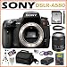 Sony Alpha A580 16.2MP Digital SLR Camera (Body Only) + 16GB SHDHC + Sony DT 18-70mm f/3.5-5.6 Aspherical ED Standard Zoom Lens + Sony Case + Replacement NP-FW50 Battery + Jumpstart DVD + Vivitar Lens Filter Set + Mini HDMI Cable + Accessory Bundle