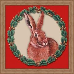 Pharao24 Bild mit Rahmen Hase Kunstdruck Richard Meyer