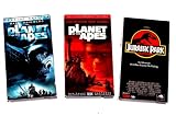 Sci-fi Video Collection (3pk): Planet of the Apes; Planet of the Apes, Remake; Jurassic Park