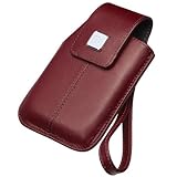 BlackBerry Leather Tote for BlackBerry Storm 9500 (Dark Red)