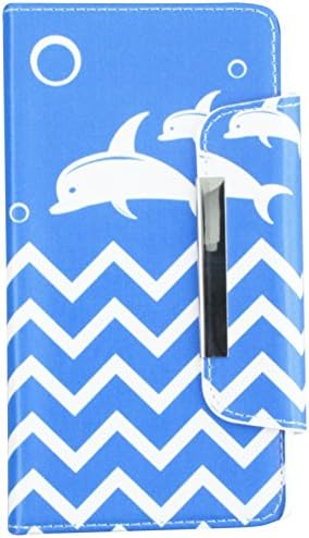 MyBat My Jacket Wallet Case for LG G3 - Retail Packaging - Jumping dolphin