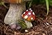 Big and Small Lucky Mushroom Garden Statue - Great Garden Decor for Outdoor Gardens and Living Spaces