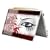Bundle Monster MINI NETBOOK Laptop Notebook Skin Sticker Cover Art Decal - 7" 8" 9" 10" - Fit HP Dell Asus Acer Eee Compaq MSI - Red Eye