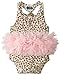 Mud Pie Baby-Girls Newborn Leopard Tutu Crawler