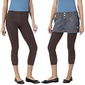 Xhilaration Spanish Brown Jrs Legging - L