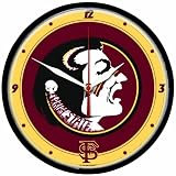 NCAA Florida State Seminoles Round Clock