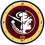 NCAA Florida State Seminoles Round Clock