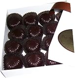 Dark Chocolate Covered Nougat Marzipan 16 pcs