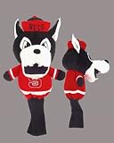 North Carolina State Wolfpack Collegiate Mascot Plush Fur Golf Club Head Covers from Datrek Interna