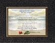 [Personalized Poem for Bereavement] May God Be Your Comfort and Your Strength Poem on 11 x 14 inches Double Beveled Matting