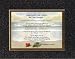 [Personalized Poem for Bereavement] May God Be Your Comfort and Your Strength Poem on 11 x 14 inches Double Beveled Matting